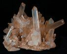 Tangerine Quartz Crystal Cluster - Madagascar #32246-2